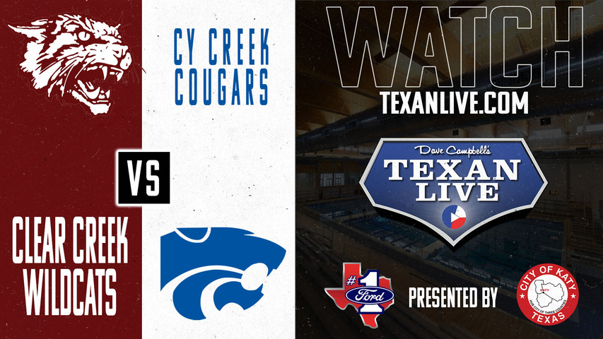 Cypress Creek vs. Clear Creek - 6pm start- 8/12/2024 - Waterpolo - Girls then Boys - Live from CFISD Natatorium (W)