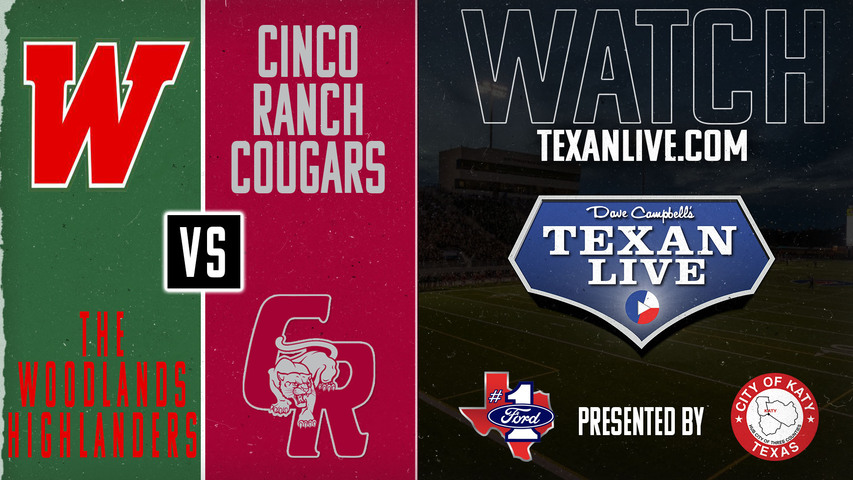 The Woodlands Cinco Ranch - 7:30pm- 8/31/2024 - Football - Live from Rhodes Stadium