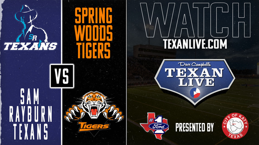 Sam Rayburn vs Spring Woods - 6:00pm- 8/31/2024 - Football - Live from Tully Stadium