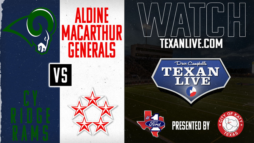 Cy Ridge vs Macarthur - 6:00pm- 8/31/2024 - Football - Live from Thorne Stadium