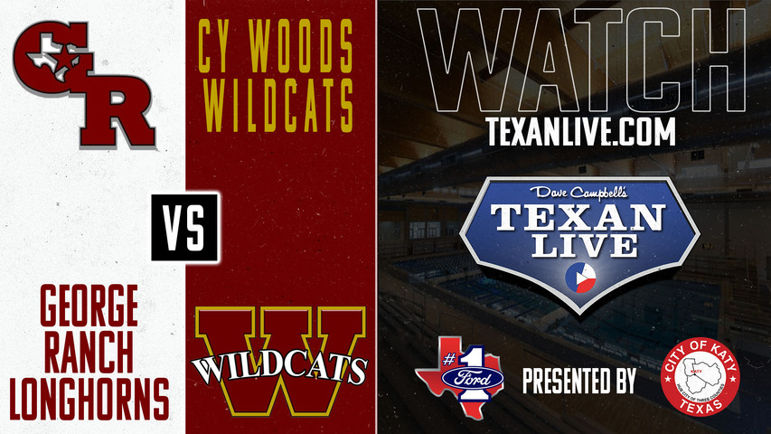 Cypress Woods vs. George Ranch - 6pm start- 8/20/2024 - Waterpolo - Girls then Boys - Live from CFISD Natatorium (W)