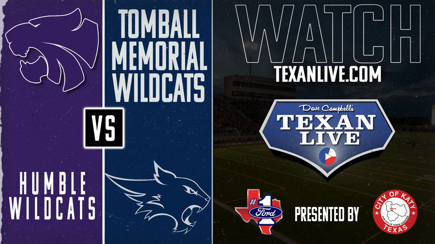 Humble vs Tomball Memorial - 7:00pm- 8/30/2024 - Football - Live from Tomball ISD Stadium