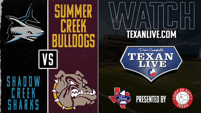 Shadow Creek vs Summer Creek - 7:00pm- 8/30/2024 - Football - Live from Turner Stadium