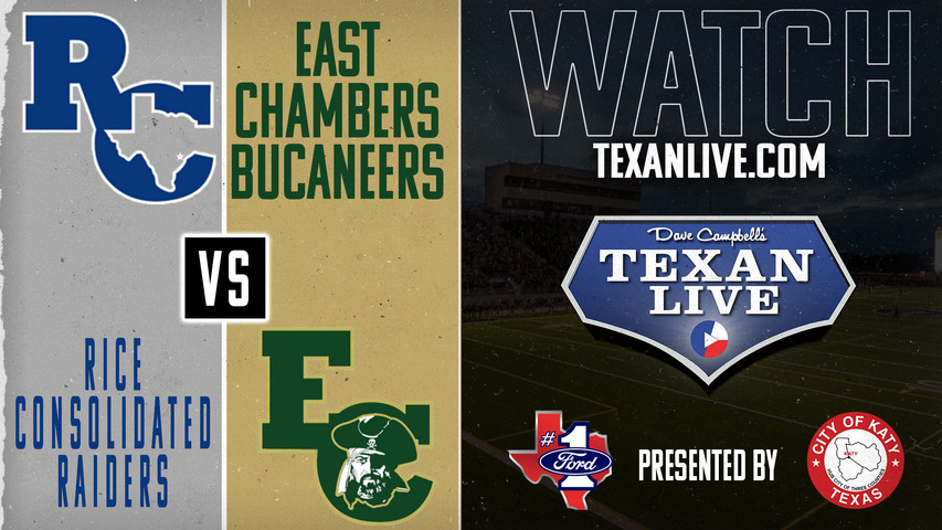 Rice Consolidated vs East Chambers - 7:00pm- 8/30/2024 - Football - Live from Buccaneer Stadium