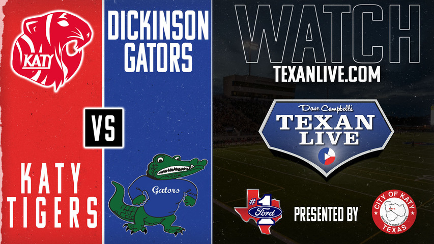 Katy vs Dickinson - 7:00pm- 8/30/2024 - Football - Live from Sam Vitanza Stadium