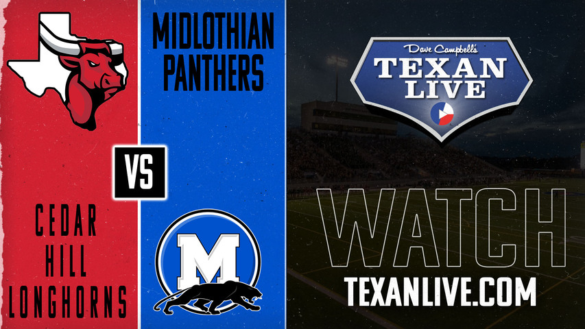 Cedar Hill vs Midlothian - 7:00pm- 8/30/2024 - Football - Live from Midlothian ISD Stadium