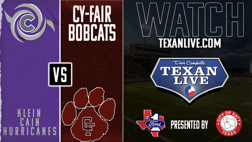 Klein Cain vs Cy Fair - 6:30pm- 8/29/2024 - Football - Live from Cy Fair FCU Stadium