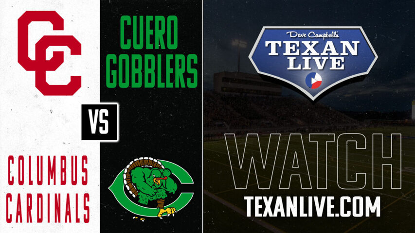 Columbus vs Cuero- 7:00pm- 8/30/2024 - Football - Live from Gobbler Stadium