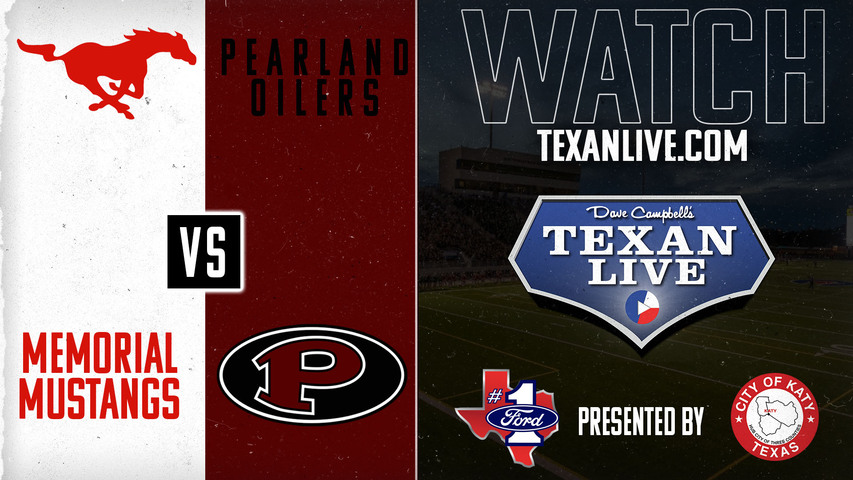 Spring Branch Memorial vs Pearland - 7:00pm- 9/6/2024 - Football - Live from The Rig