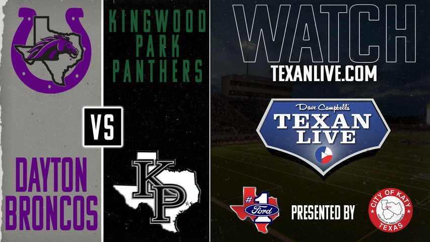 Dayton vs Kingwood Park - 7:00pm- 9/6/2024 - Football - Live from Turner Stadium