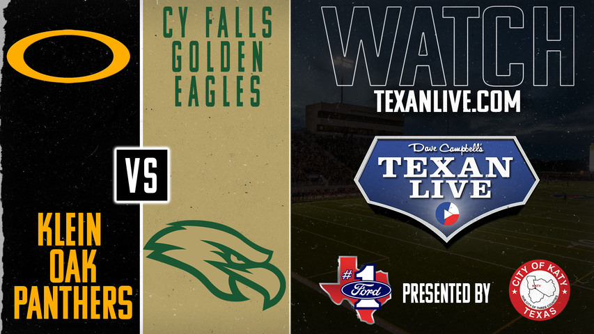 Klein Oak vs Cy Falls - 7:00pm- 9/6/2024 - Football - Live from Cy Fair FCU Stadium