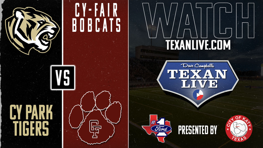 Cy Park vs Cy Fair - 7:00pm- 9/6/2024 - Football - Live from Pridgeon Stadium