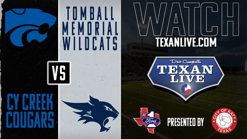 Cy Creek vs Tomball Memorial - 7:00pm- 9/5/2024 - Football - Live from Tomball ISD Stadium