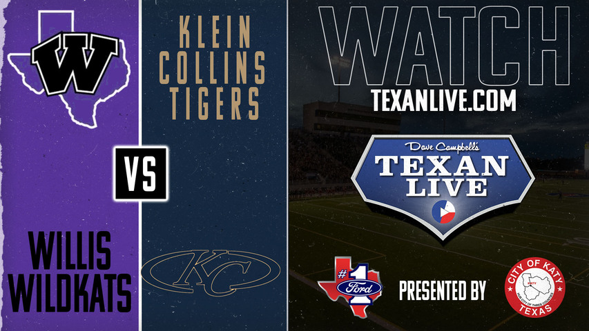 Willis vs Klein Collins - 7:00pm- 9/5/2024 - Football - Live from Klein Memorial Stadium