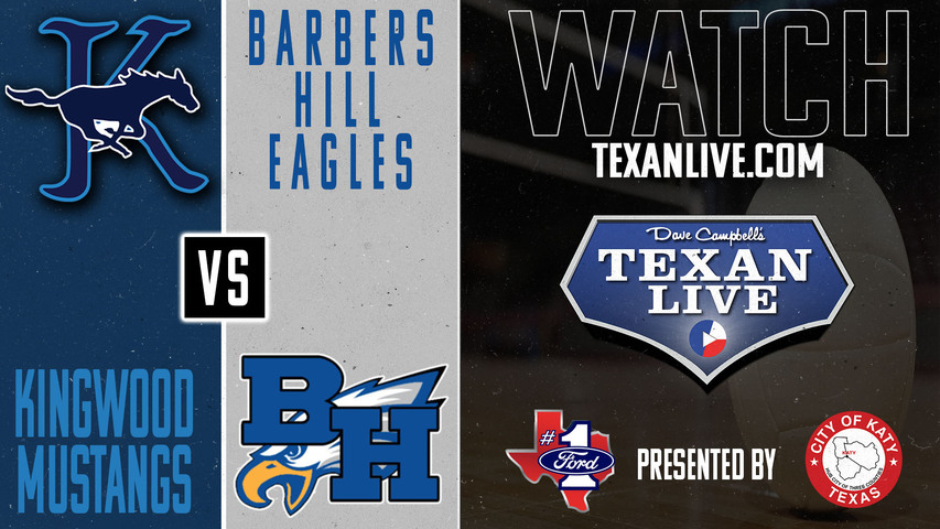 Kingwood vs Barbers Hill - 6:30pm- 9/10/2024 - Volleyball - Live from Barbers Hill High School