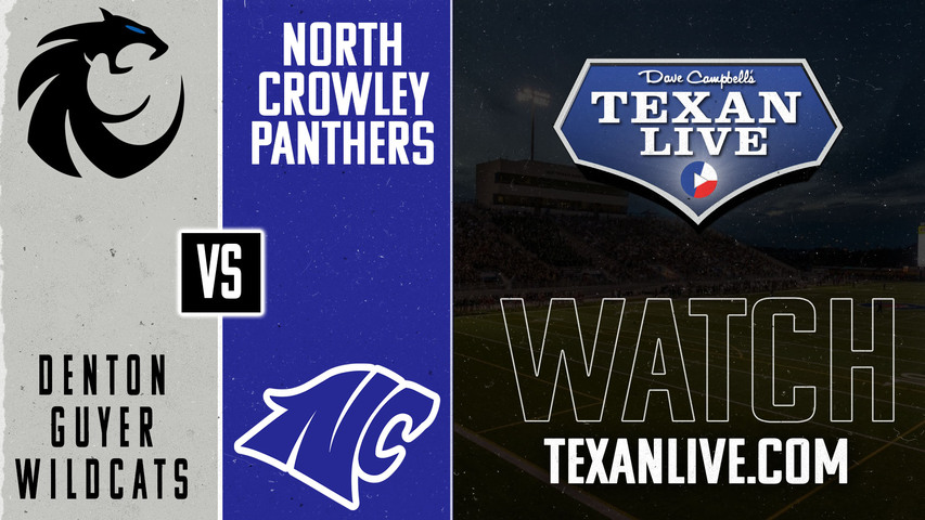 Denton Guyer vs North Crowley - 7:00pm- 9/13/2024 - Football - Live from Crowley ISD Sports Complex