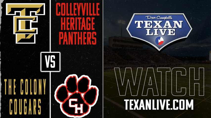 The Colony vs Colleyville Heritage - 7:00pm- 9/13/2024 - Football - Live from Tommy Briggs Stadium