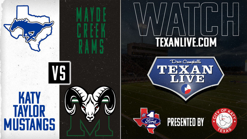 Katy Taylor vs Mayde Creek - 7:30pm- 9/13/2024 - Football - Live from Rhodes Stadium