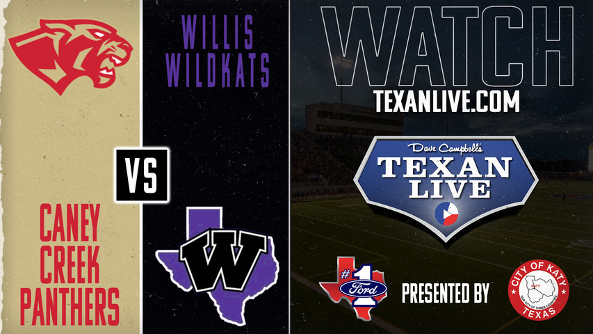 Caney Creek vs Willis - 7:00pm- 9/13/2024 - Football - Live from Yates Stadium