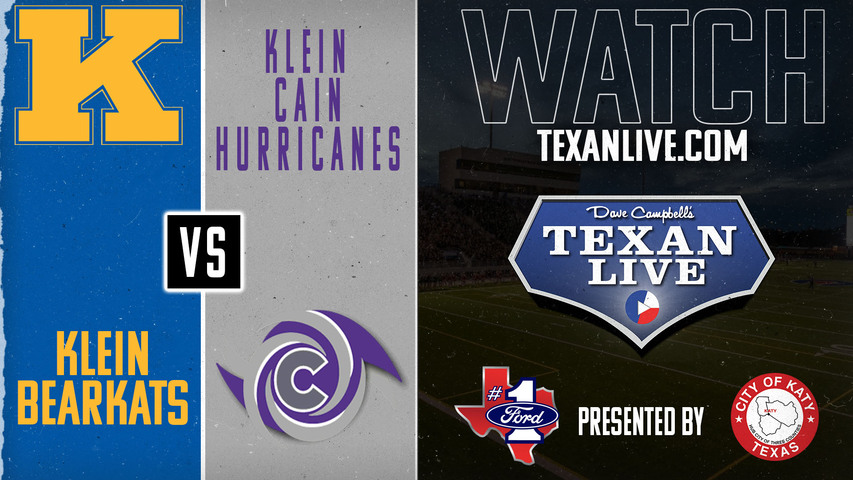 Klein vs Klein Cain - 7:00pm- 9/13/2024 - Football - Live from Klein Memorial Stadium