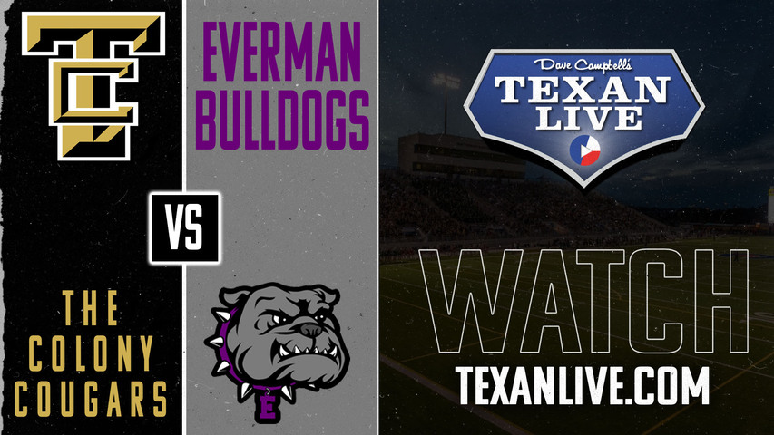 The Colony vs Everman - 7:00pm- 9/20/2024 - Football - Live from J.E Marr Stadium