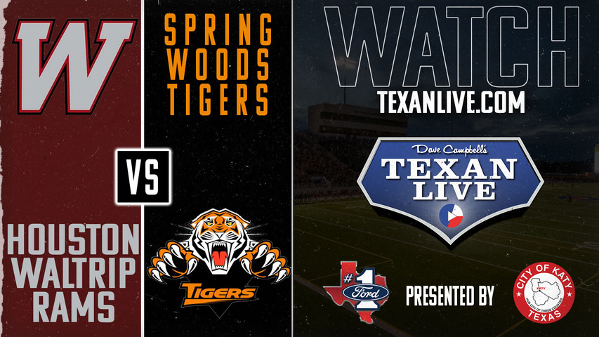 Waltrip vs Spring Woods - 7:00pm- 9/20/2024 - Football - Live from Tully Stadium