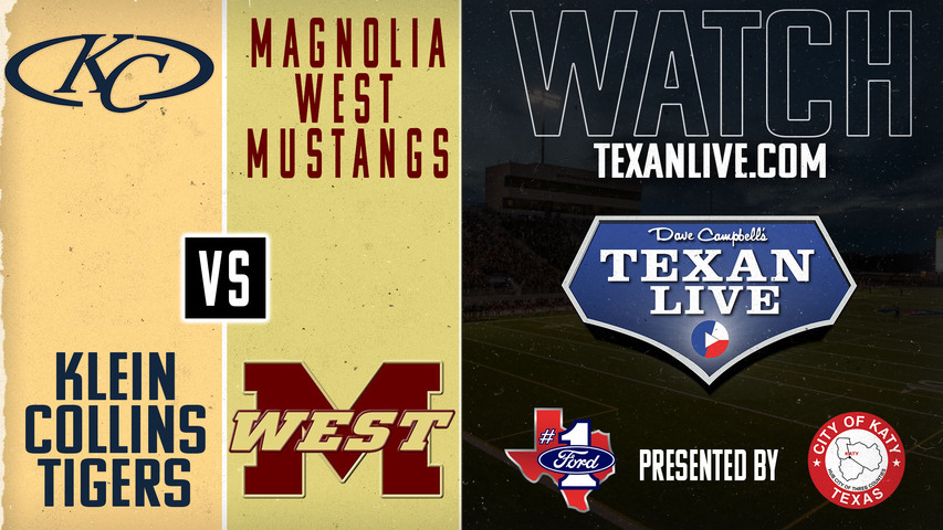 Klein Collins vs Magnolia West - 7:00pm- 9/20/2024 - Football - Live from Mustang Stadium