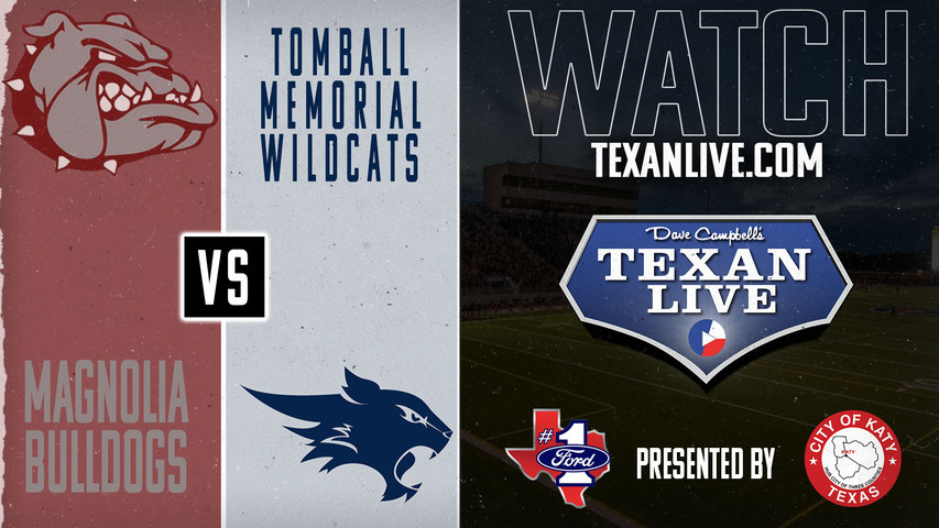 Magnolia vs Tomball Memorial - 7:00pm- 9/20/2024 - Football - Live from Tomball ISD Stadium