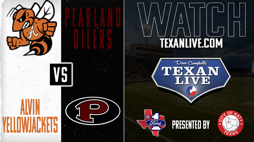 Alvin vs Pearland - 7:00pm- 9/20/2024 - Football - Live from The Rig