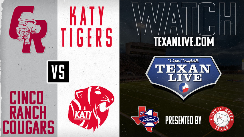 Cinco Ranch vs Katy - 7:30pm- 9/20/2024 - Football - Live from Rhodes Stadium