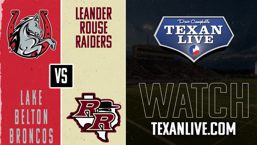 Lake Belton vs Leander Rouse - 7:00pm- 9/27/2024 - Football - Gupton Stadium