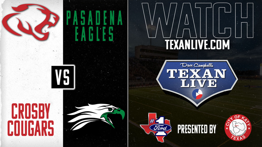 Crosby vs Pasadena - 6:30pm- 9/26/2024 - Football - Pasadena Veterans Memorial Stadium