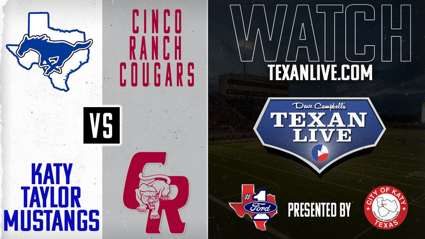 Taylor vs Cinco Ranch - 7:00pm- 9/26/2024 - Football - Rhodes Stadium