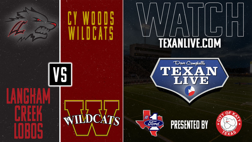 Cy Woods vs Langham Creek - 6:30pm- 10/3/2024 - Football - Pridgeon Stadium