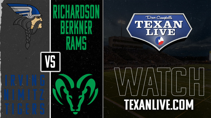 Irving Nimitz vs Richardson Berkner - 7:00pm- 10/4/2024 -Football - Ram-Wildcat Stadium