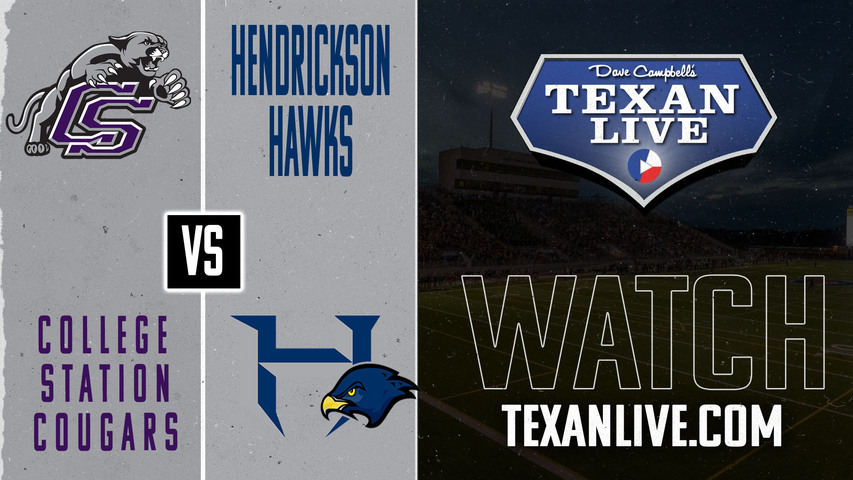 College Station vs Hendrickson - 7:00pm- 10/4/2024 - Football - The Pfield