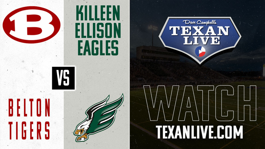 Belton vs Killeen Ellison - 7:00pm- 10/10/2024 - Football - Live from Searles Stadium