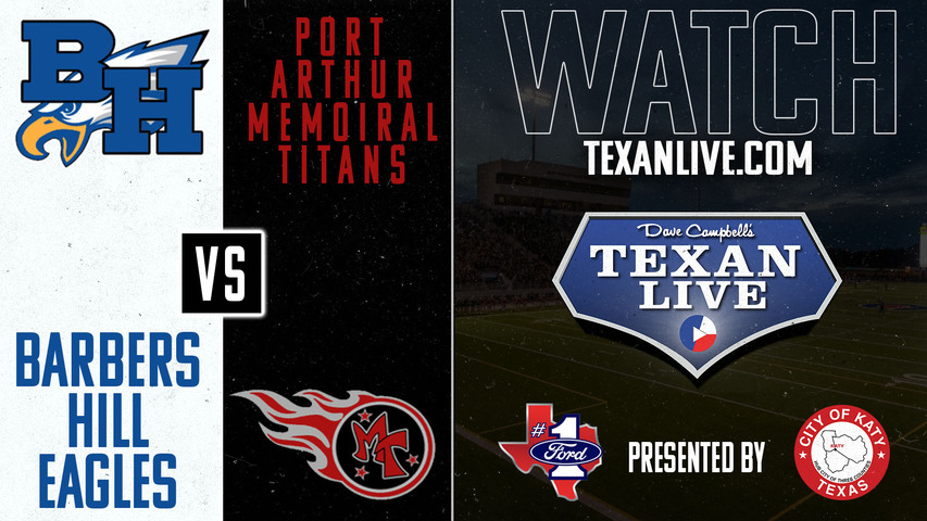 Barbers Hill vs Port Arthur Memorial - 7:00pm- 10/11/2024 - Football - Port Arthur Memorial Stadium