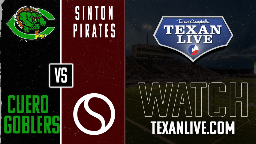 Sinton vs Cuero - 7:00pm- 10/18/2024 - Football - Pirate Stadium