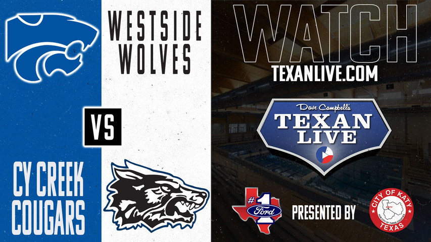 Cy Creek vs Westside - 4:30pm start- 10/14/2024 - Waterpolo - Boys - Live from CFISD Natatorium - Regional Quarter Final - Playoffs