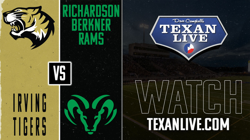 Irving vs Richardson Berkner - 7:00pm- 10/25/2024 - Football - Ram-Wildcat Stadium