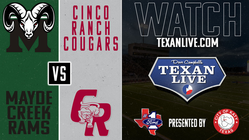 Mayde Creek vs Cinco Ranch - 7:00pm- 10/25/2024 - Football - Legacy Stadium