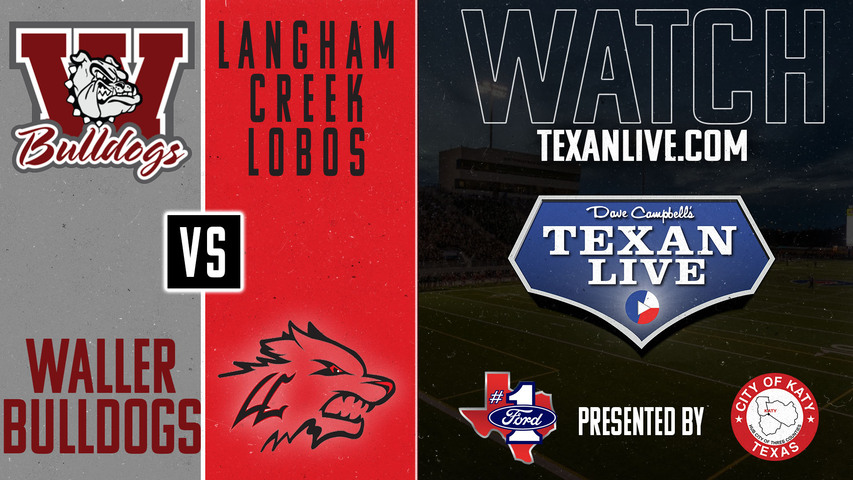 Waller vs Langham Creek - 6:30pm- 10/24/2024 - Football - Pridgeon Stadium