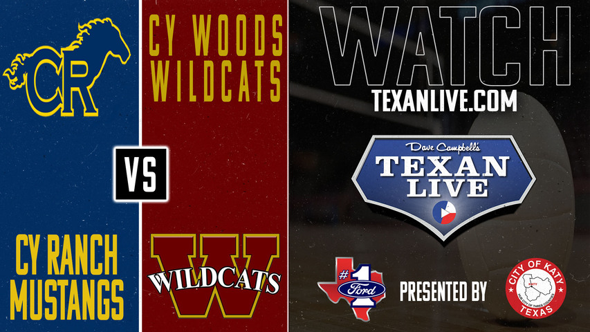 Cy Ranch vs Cy Woods - 5:30pm- 10/22/2024 - Volleyball - Live from Cy Woods High School