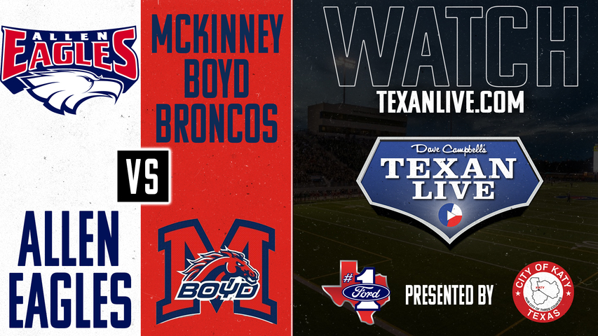 Allen vs Mckinney Boyd - 7:00pm- 11/1/2024 - Football - Mckinney ISD Stadium