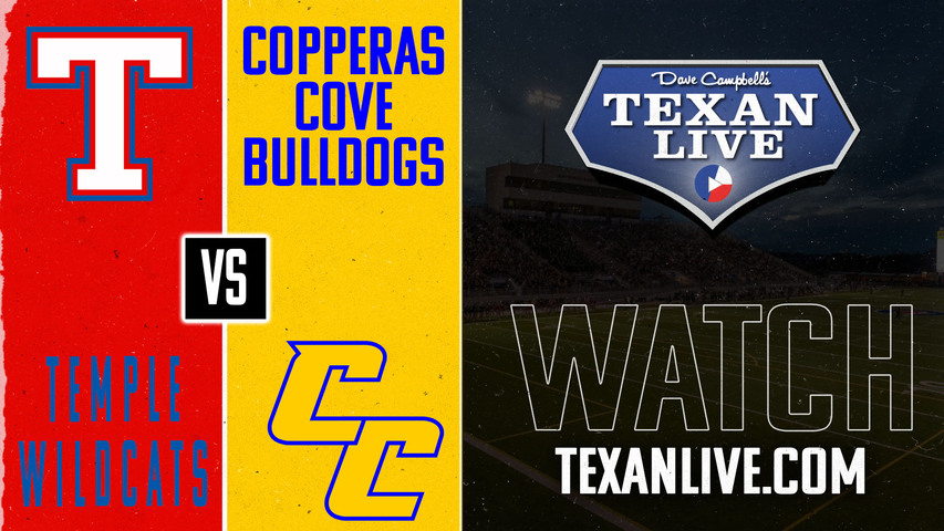 Temple vs Copperas Cove - 7:30pm- 11/1/2024 - Football - Bulldawg Stadium