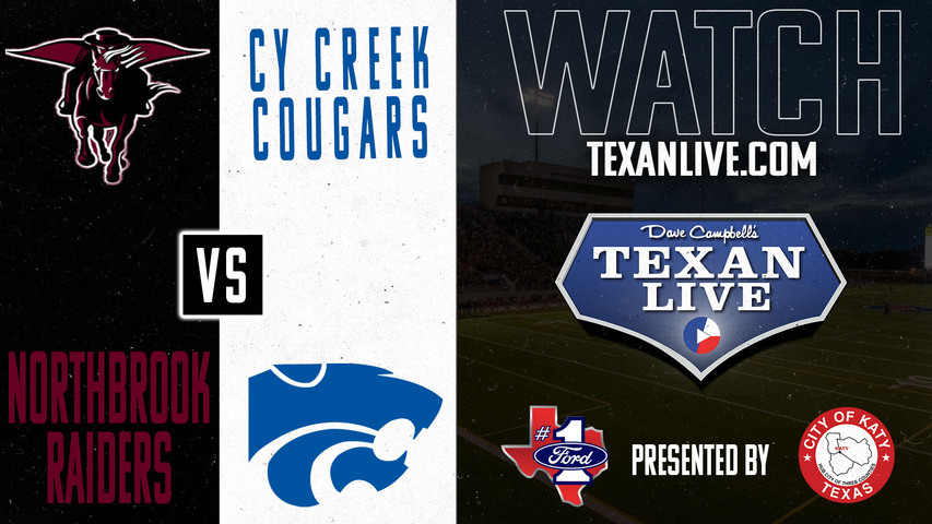 Northbrook vs Cy Creek - 6:30pm- 10/31/2024 - Football - Pridgeon Stadium