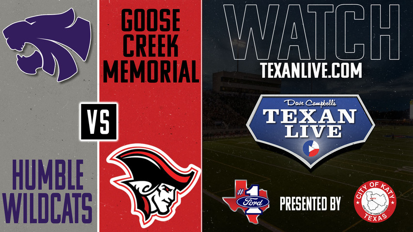 Humble vs Goose Creek Memorial - 7:00pm- 10/31/2024 - Football - Stallworth Stadium