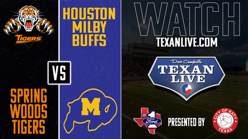 Spring Woods vs Milby - 12:00pm- 11/9/2024 - Football - Butler Stadium