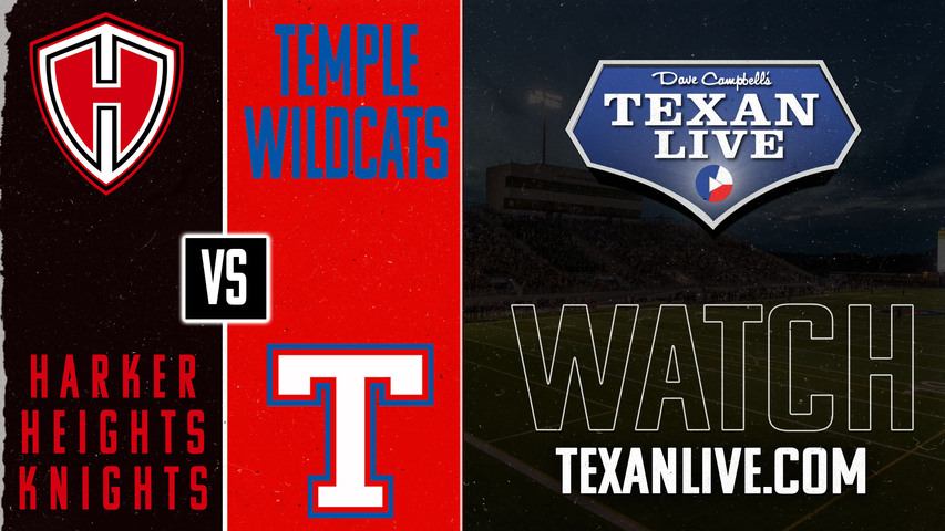 Harker Heights vs Temple - 7:30pm- 11/7/2024 - Football - Wildcat Stadium